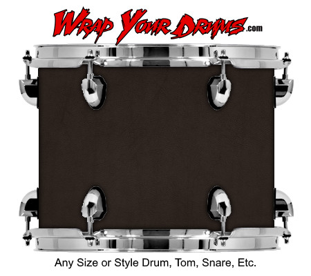 Buy Drum Wrap Skinshop Leather Dark Drum Wrap