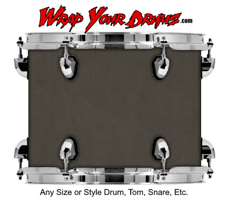 Buy Drum Wrap Skinshop Leather Gray Drum Wrap