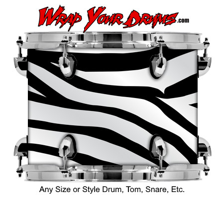 Buy Drum Wrap Skinshop Painted Mzebra Drum Wrap
