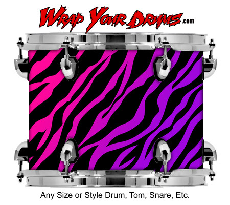Buy Drum Wrap Skinshop Painted Psychedelic Drum Wrap