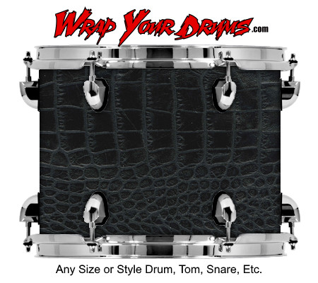 Buy Drum Wrap Skinshop Snake Black Drum Wrap