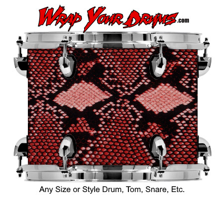 Buy Drum Wrap Skinshop Snake Blood Drum Wrap