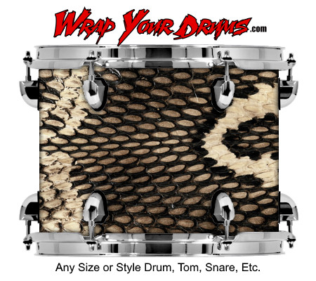 Buy Drum Wrap Skinshop Snake Hood Drum Wrap