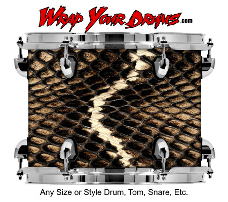 Buy Drum Wrap Skinshop Snake Mesh Drum Wrap
