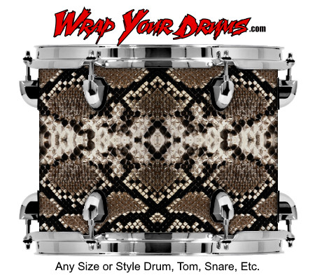 Buy Drum Wrap Snakeskin Classic Drum Wrap