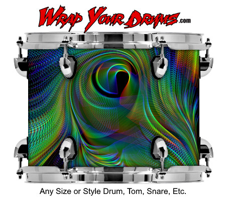 Buy Drum Wrap Swirl Feather Drum Wrap
