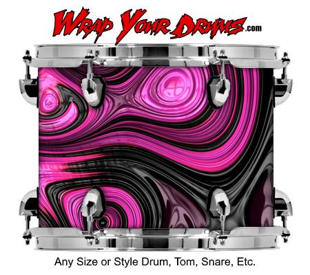 Buy Drum Wrap Swirl Purple Drum Wrap