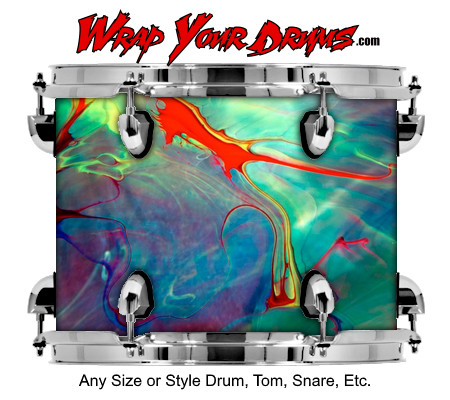 Buy Drum Wrap Swirl Rip Drum Wrap