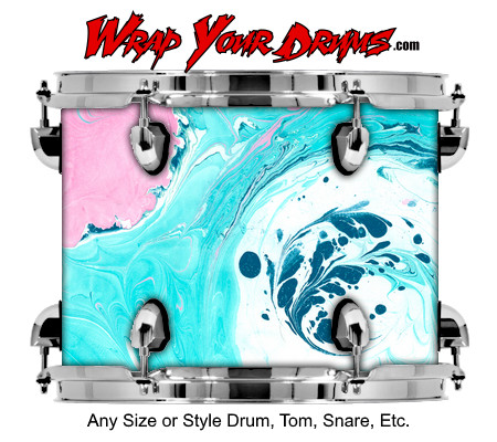 Buy Drum Wrap Swirl Splotch Drum Wrap