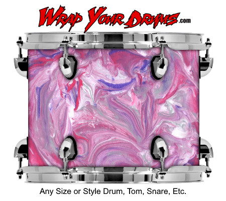 Buy Drum Wrap Swirl Violet Drum Wrap