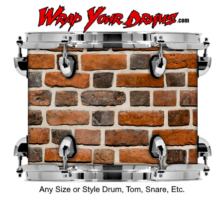 Buy Drum Wrap Texture Brick Drum Wrap
