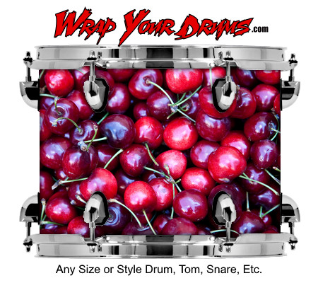 Buy Drum Wrap Texture Cherry Drum Wrap