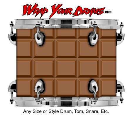 Buy Drum Wrap Texture Chocolate Drum Wrap