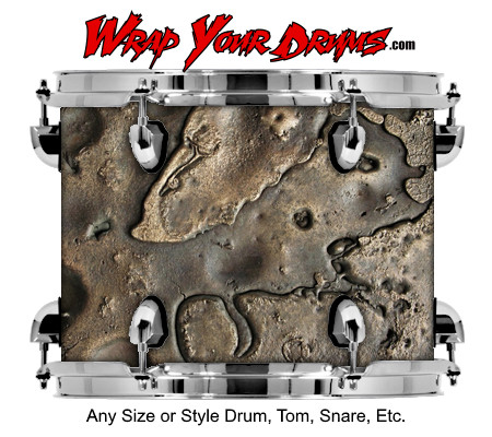 Buy Drum Wrap Texture Molten Drum Wrap