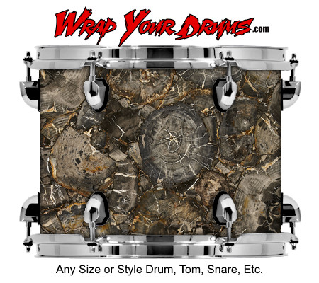 Buy Drum Wrap Woodshop Character Petrified Drum Wrap