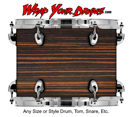 Buy Drum Wrap Woodshop Classic Ebony Drum Wrap