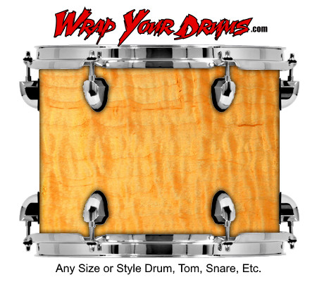 Buy Drum Wrap Woodshop Classic Flame Drum Wrap