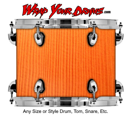 Buy Drum Wrap Woodshop Classic Orange Drum Wrap