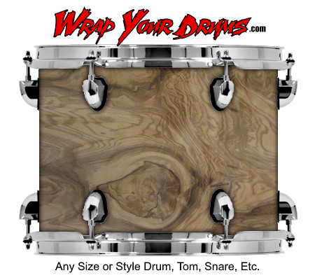 Buy Drum Wrap Woodshop Exotic Stiff Drum Wrap