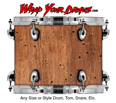 Buy Drum Wrap Woodshop Exotic Worm Drum Wrap